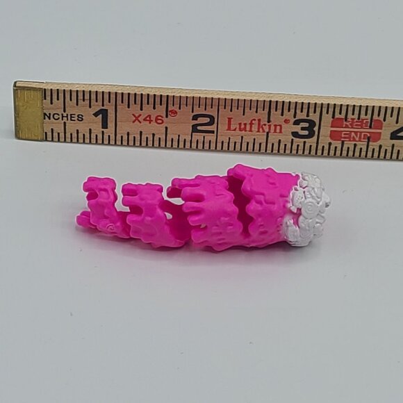 Inner Monster High Spooky FierceS Pink & White Dripping Leg Wrap Replacement Acc - Picture 2 of 4